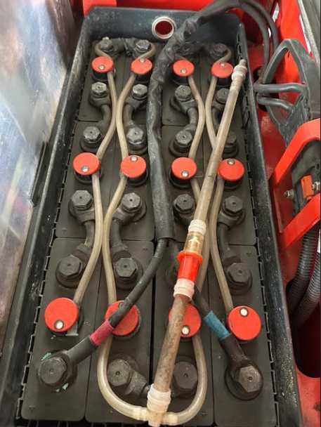 Wózek paletowy Linde L14 rok 2017, triplex