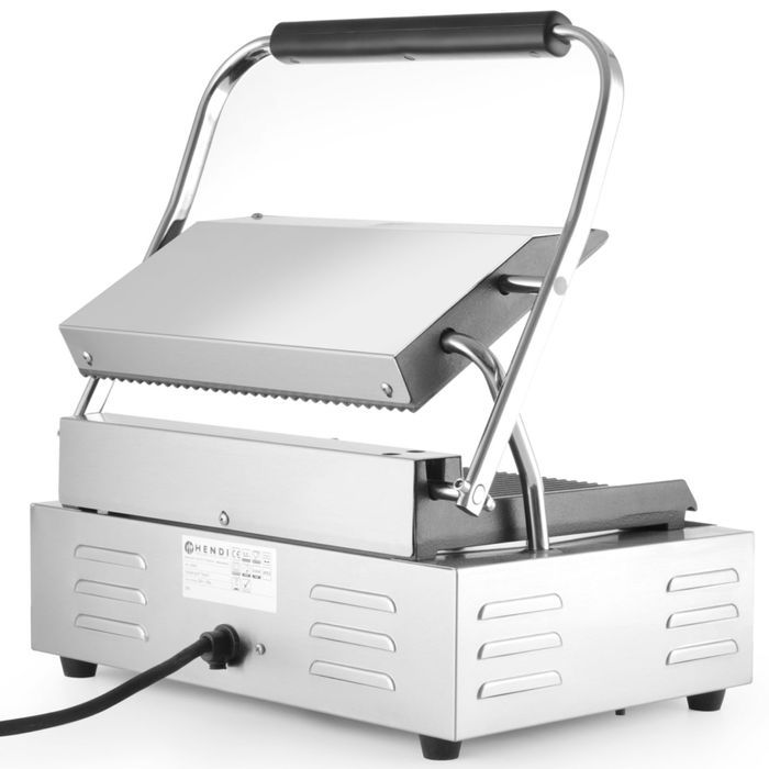 kontakt grill kontaktowy panini ryflowany 2200w - hendi 263655