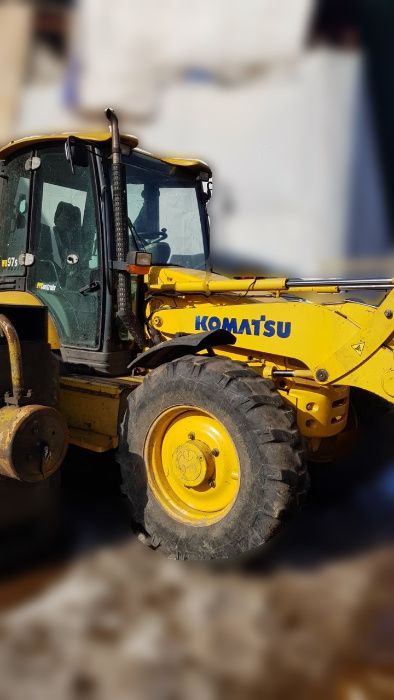 Аренда  экскаватора  KOMATSU PC180LC, погрузчика KOMATSU WB975