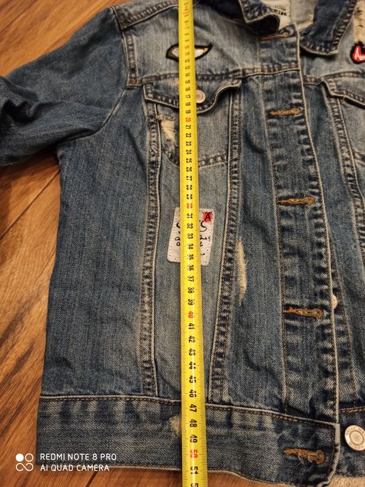 Kurtka jeansowa tally weijl 38 aplikacje
