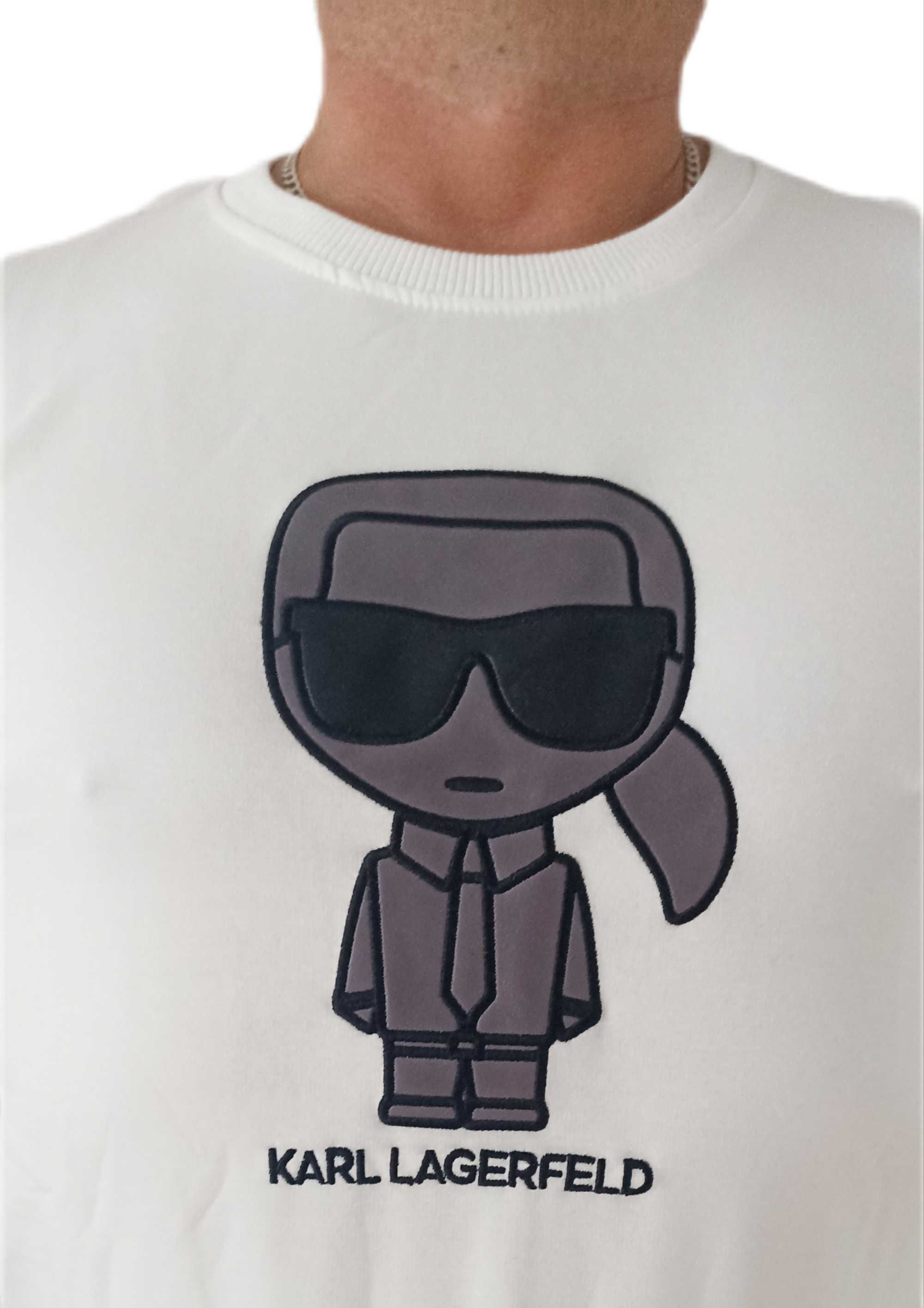 Karl Lagerfeld Bluza Ecru r.S,M,L,XL,XXL