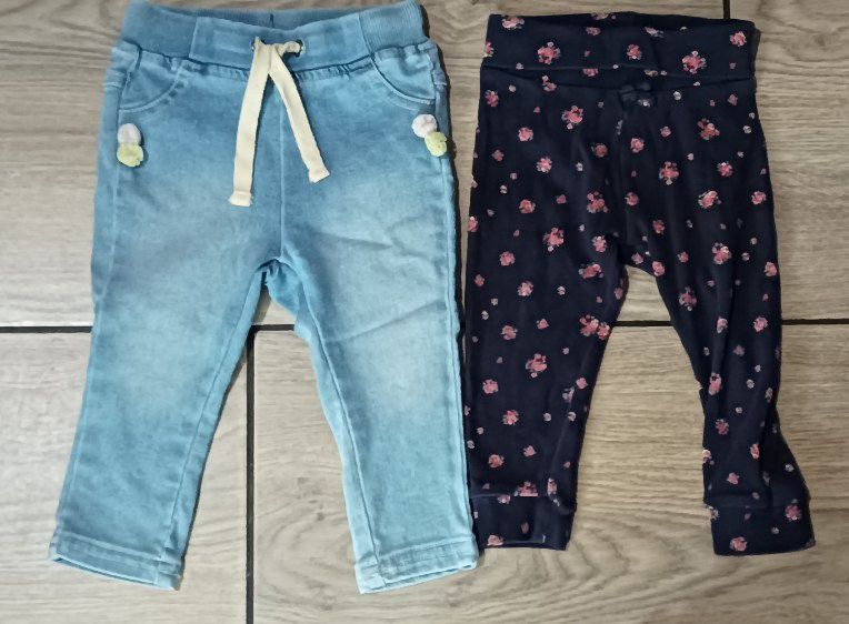 Podnie jeans cocodrillo 74 leginsy dla dziewczynki
