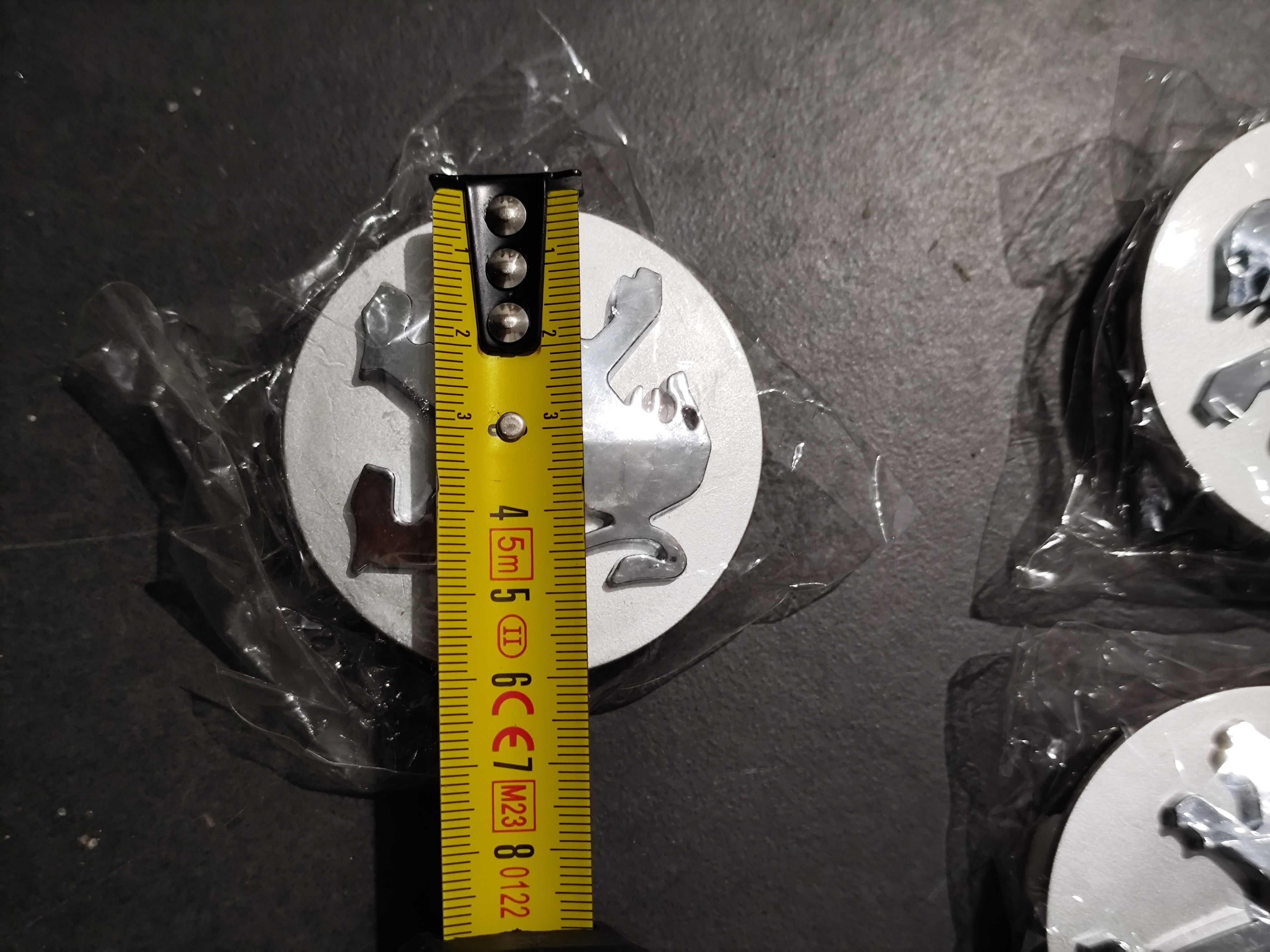 4 Tampas roda Peugeot 6cm