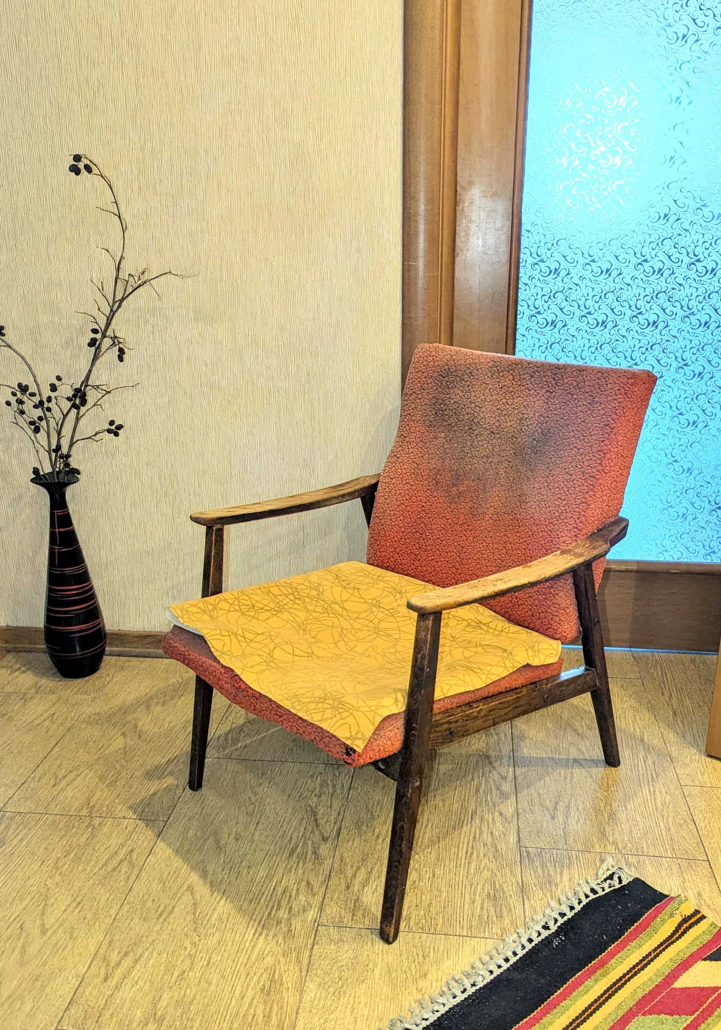 Крісло винтаж ретро mid century modern кресла СССР MCM Шуман Навратил