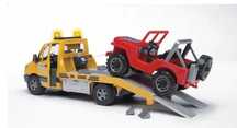 Bruder MB Sprinter Pomoc Drogowa Jeep i Sygnalizacja BR-02535