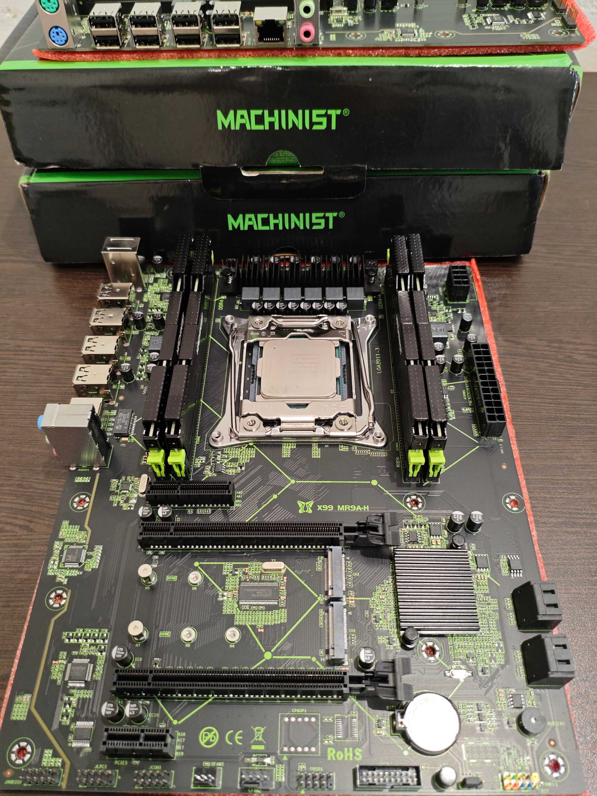 Комплект x99 MACHINIST MR9AH + 2650v3 / E5 2683в3 ОЗУ 16Gb 32Gb DDR4