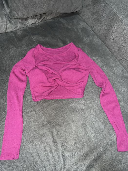 Top Rosa com enchimento no peito