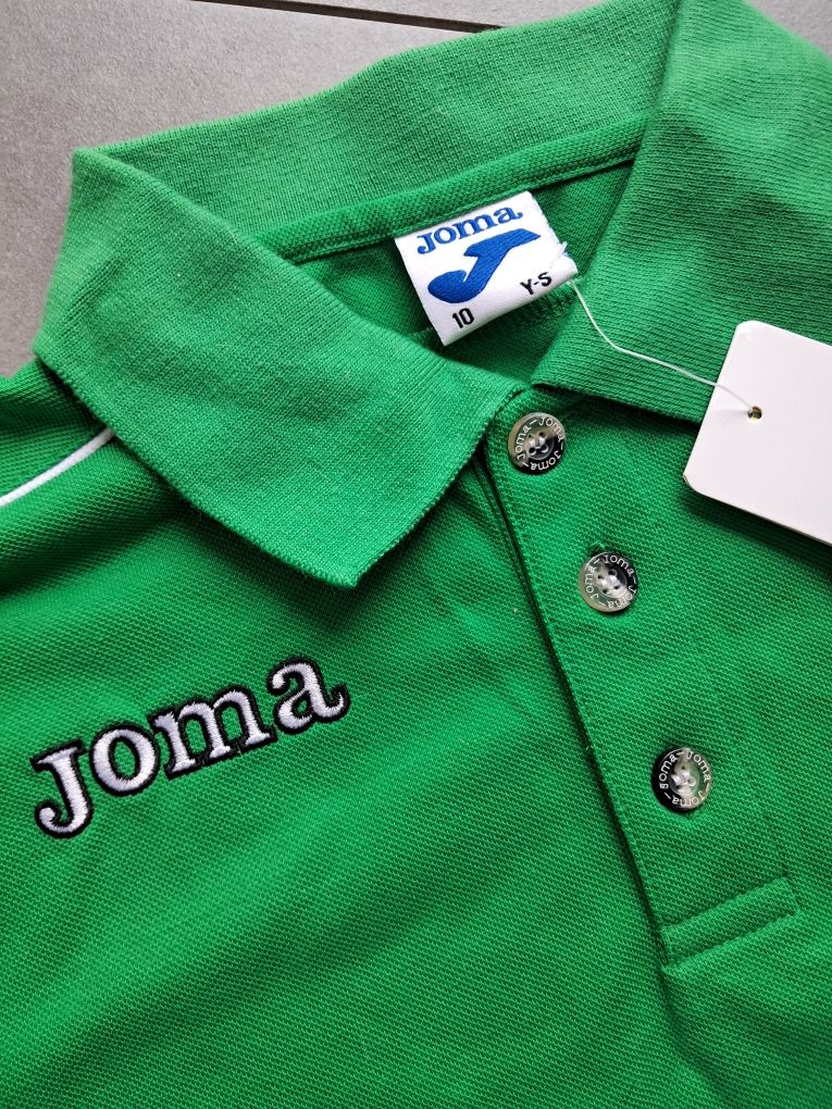Nowa z metką koszula polo joma rozmiar 140 dla chłopca zielona