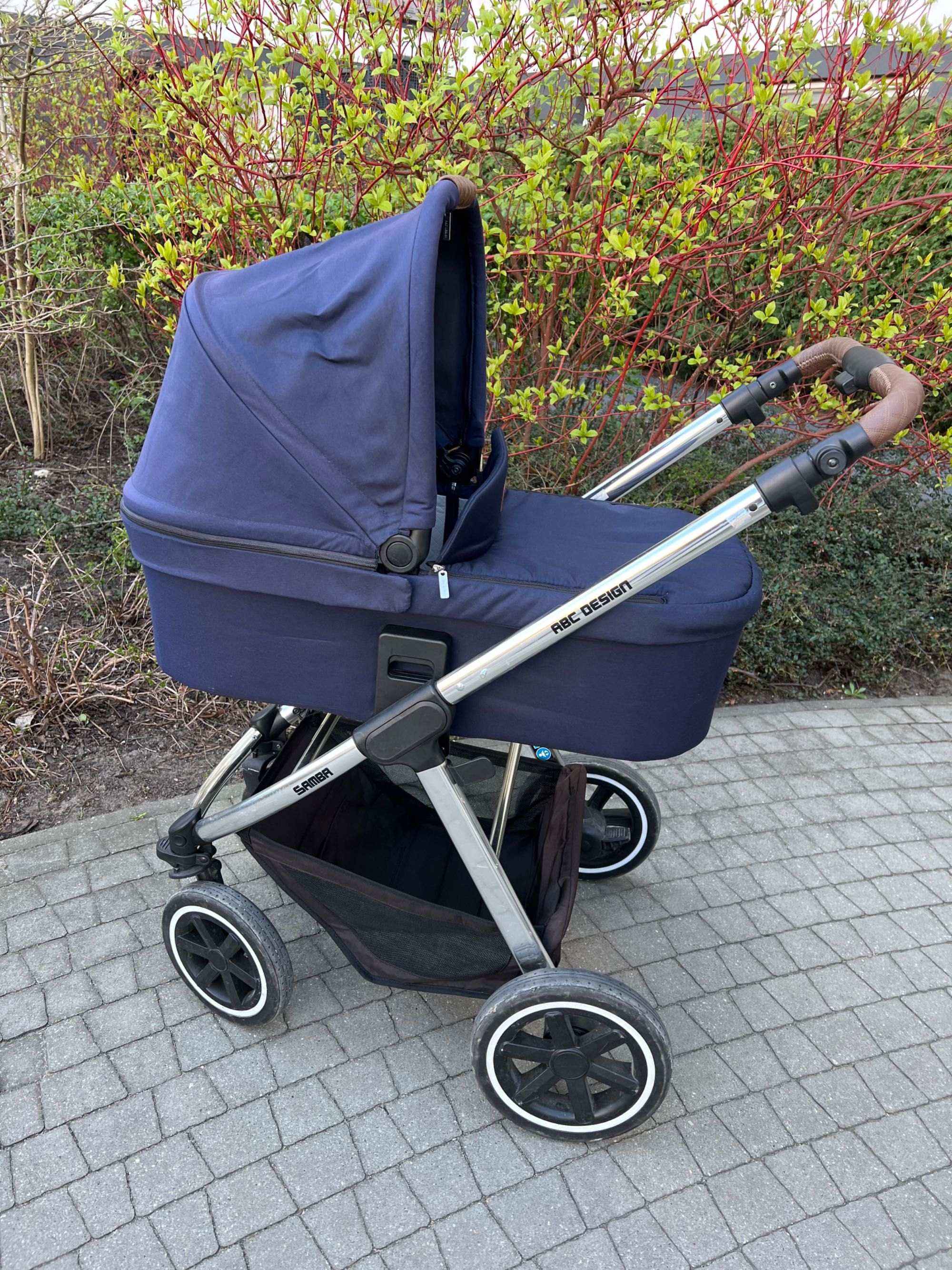 Wózek 2w1 gondola spacerówka ABC Design Samba Navy blue