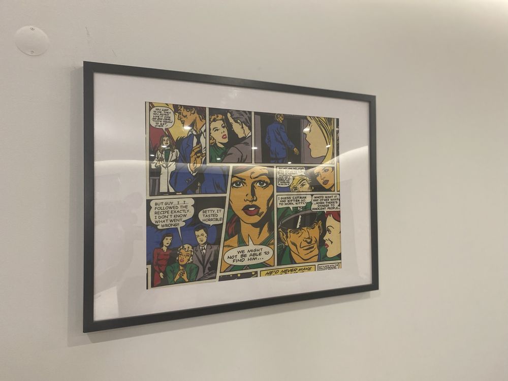 Quadro pop art 70x50cm