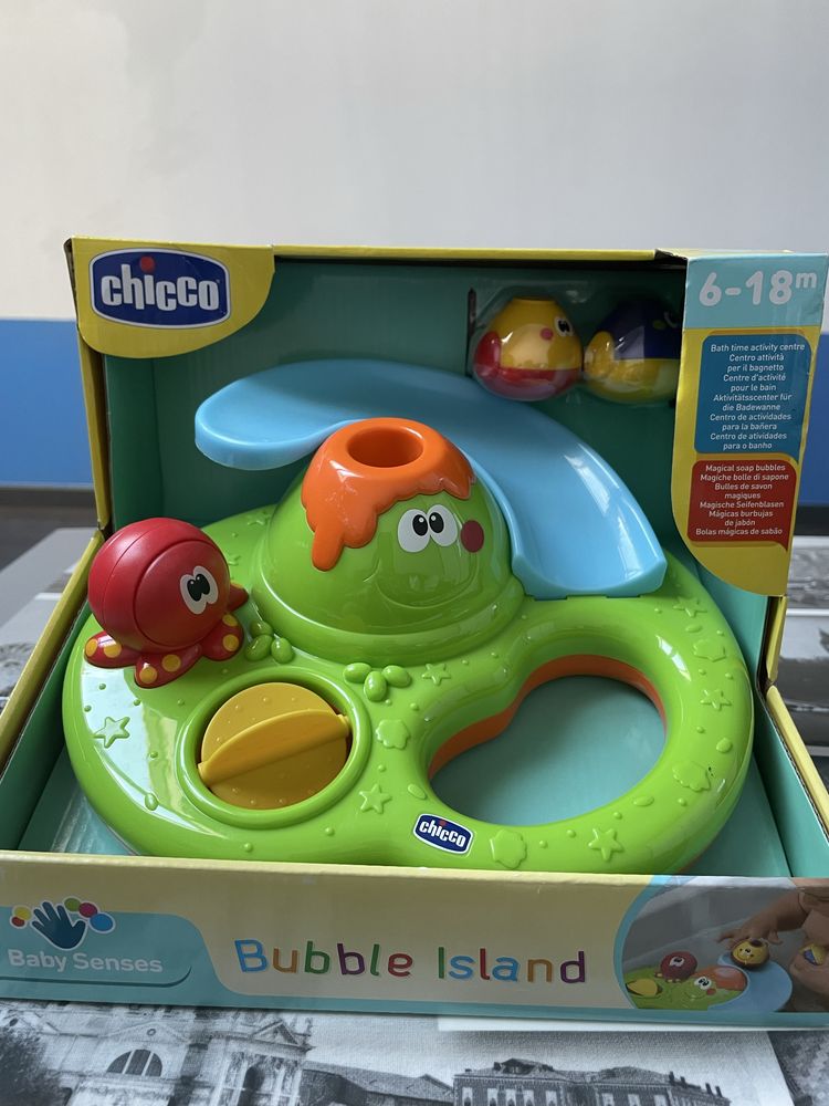 Інтерактивна іграшка Chicco Острівець мильних бульбашок, нова