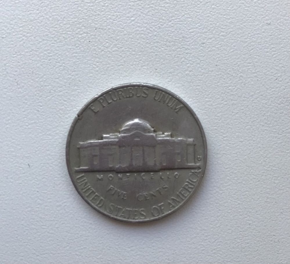 Монета liberty 1964 год five cents