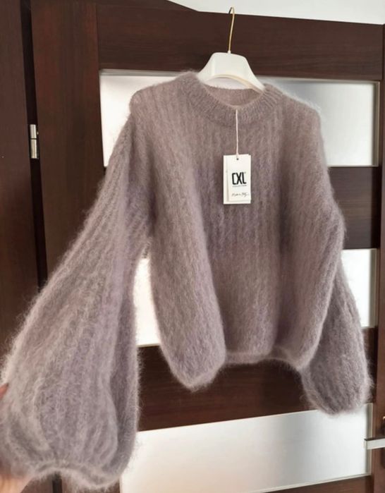 Sweterek 81% kid moher