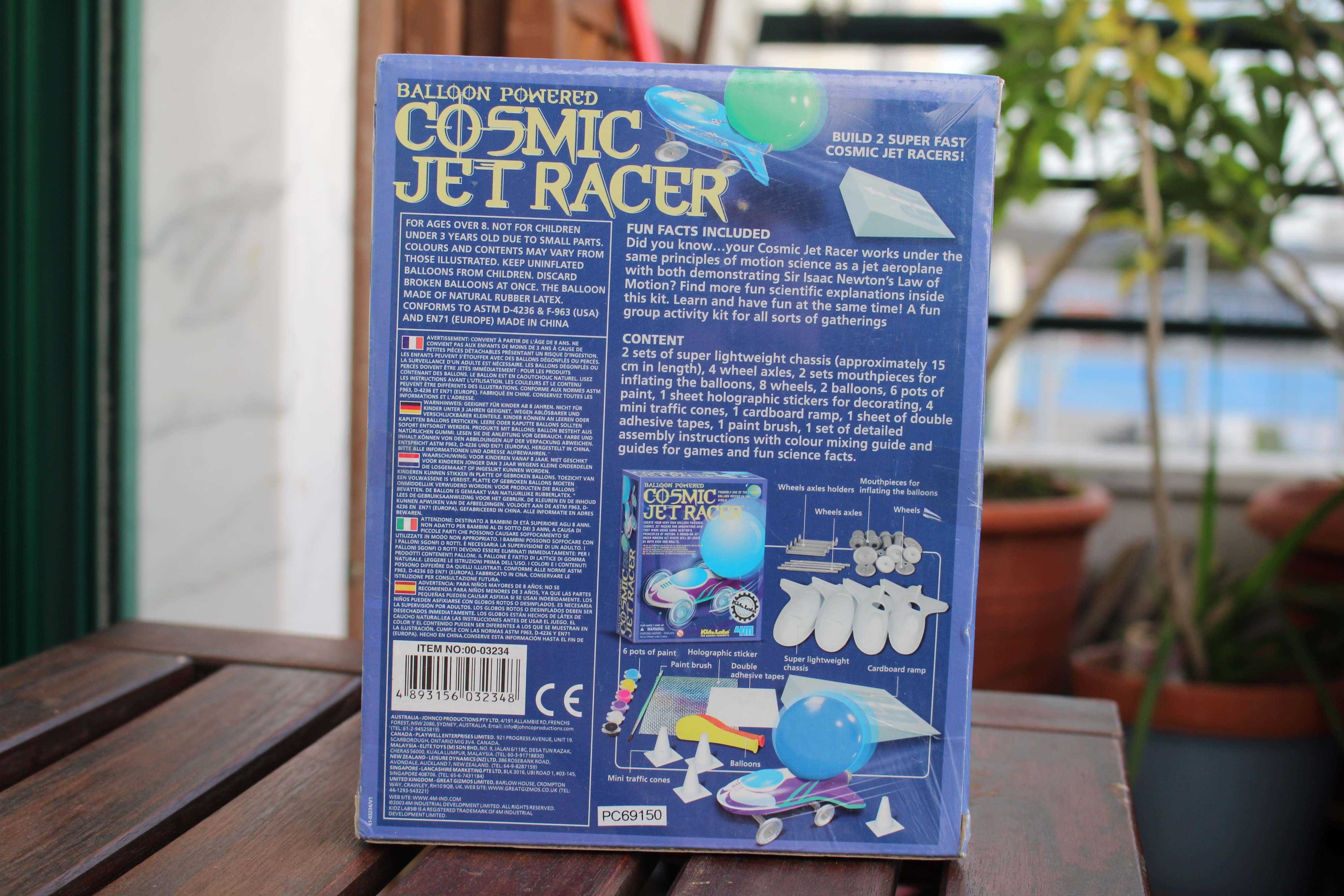 Balloon Power Cosmic Jet Racer