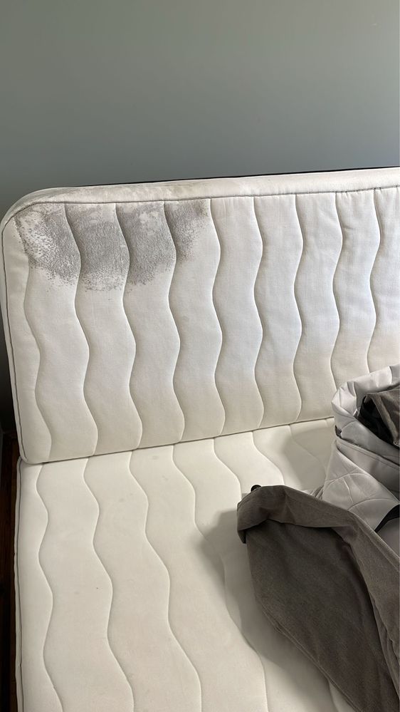 Rozkladana sofa 3-osobowa NYHAMN IKEA szara materac piankowy skrzynia