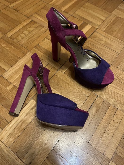 Buty na slupku i platformie