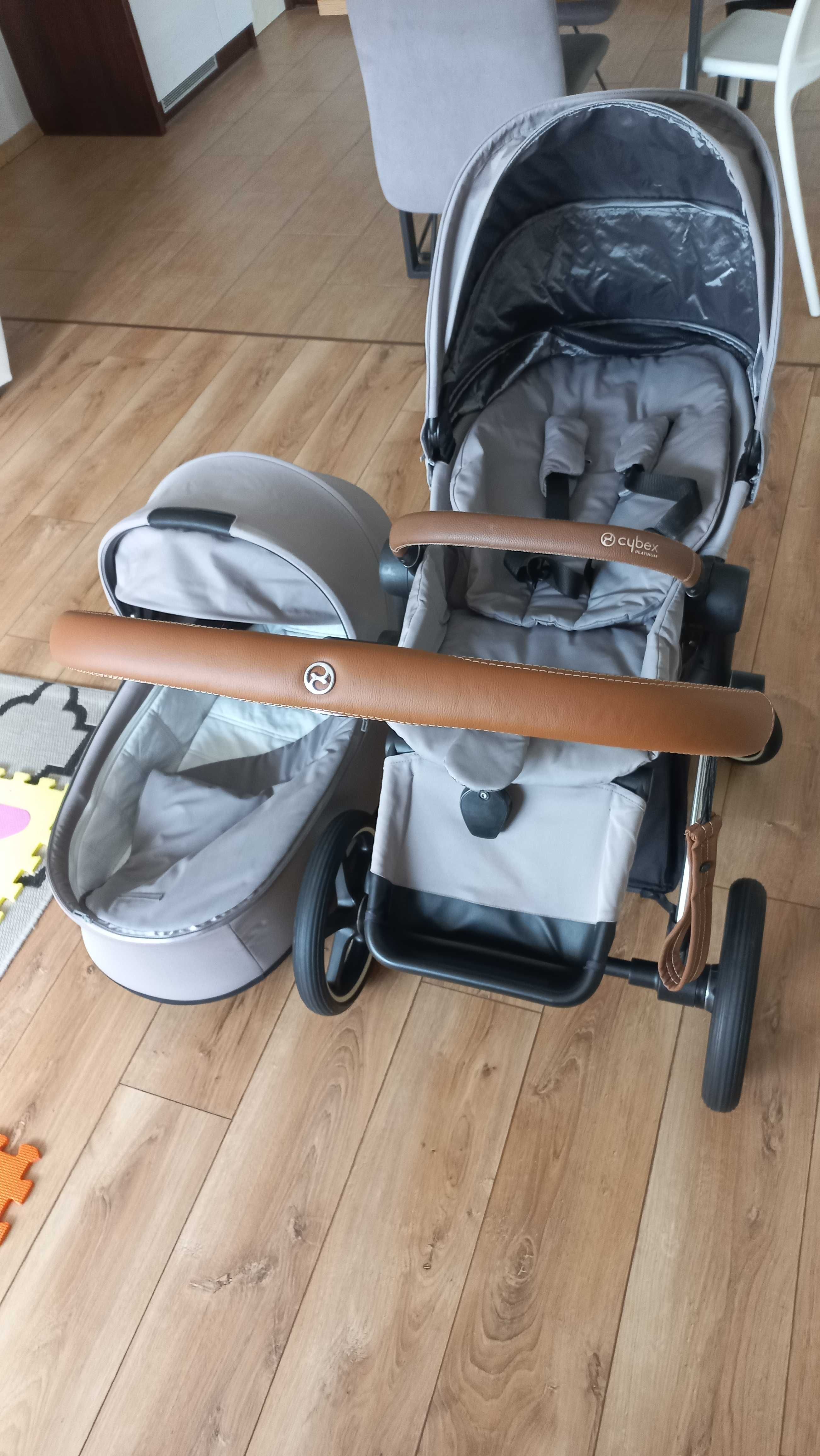 Wózek 3w1 Cybex Priam 2.0 w kolorze Manhattan Grey