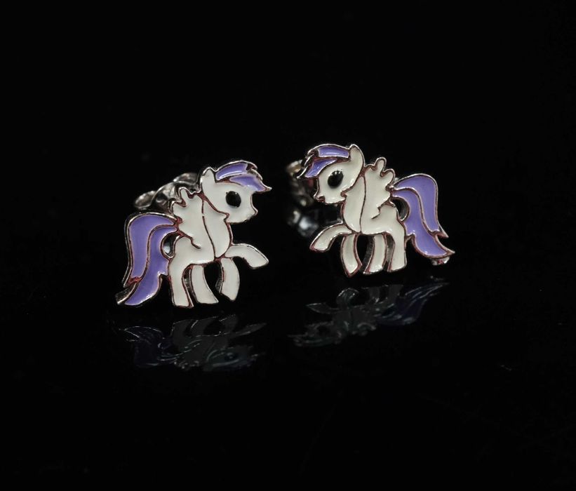 Srebro 925 - Srebrne kolczyki My Little Pony