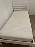 Łóżko Ikea Tarva+materac+stelaz Lonset