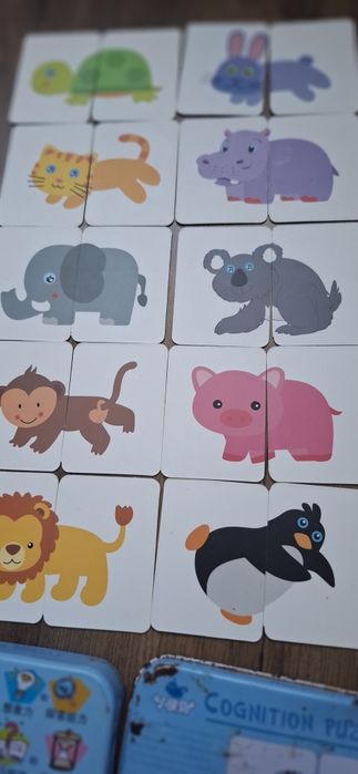 Puzzle pierwsza układanka zwierzęta zwierzątka