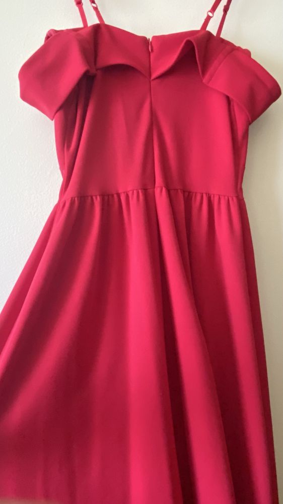 vestido de festa vermelho