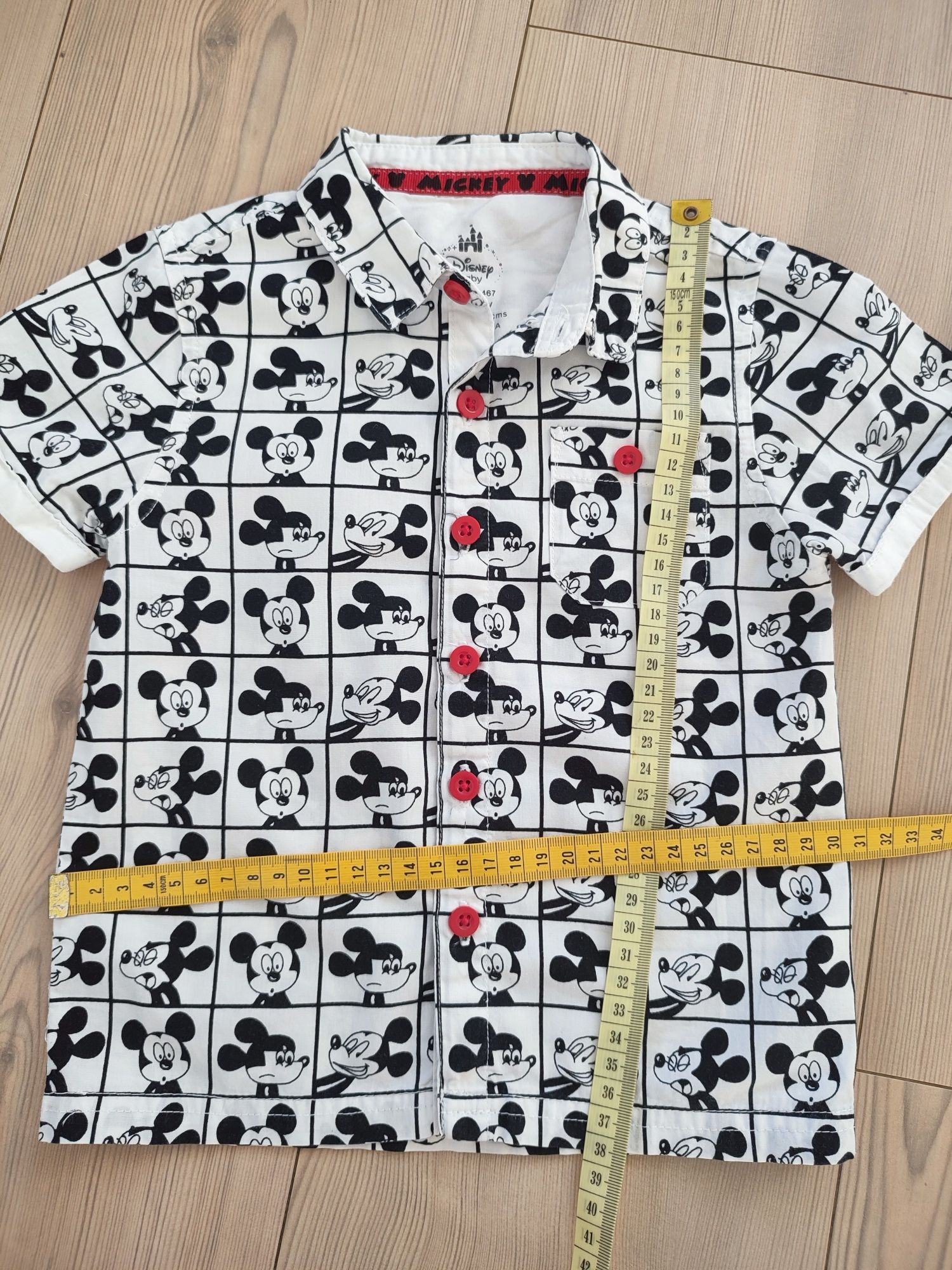 Disney koszula koszulka 92 98 letnia Myszka Miki Mickey roczek zara