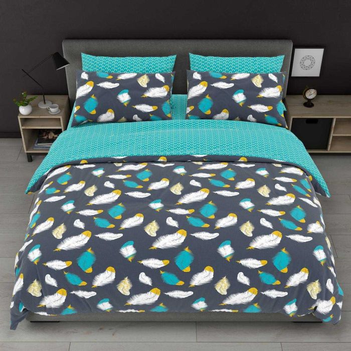 Сатинові комплекти постільної білизни Постіль Сатин Новорічні комплект