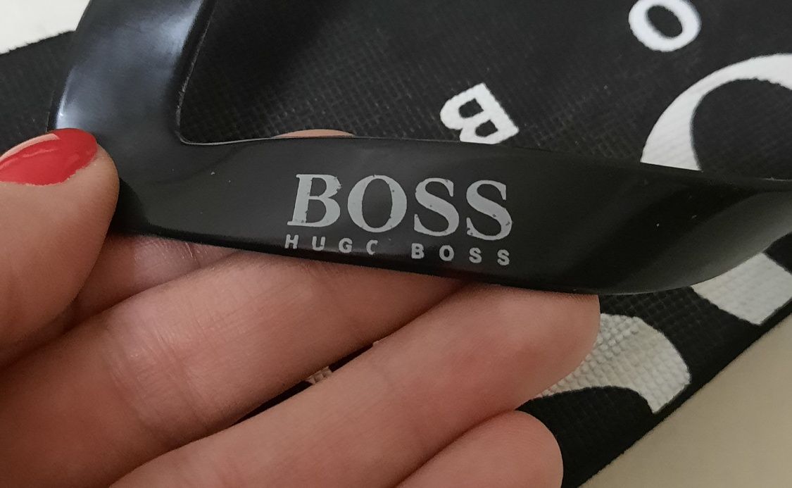 Фирменные шлёпанцы, вьетнамки Hugo Boss Оригинал