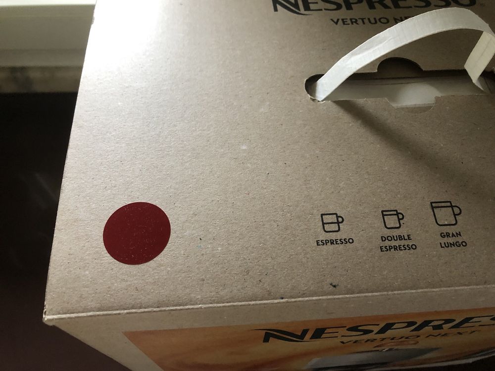 Nespresso Vertuo Next - na caixa