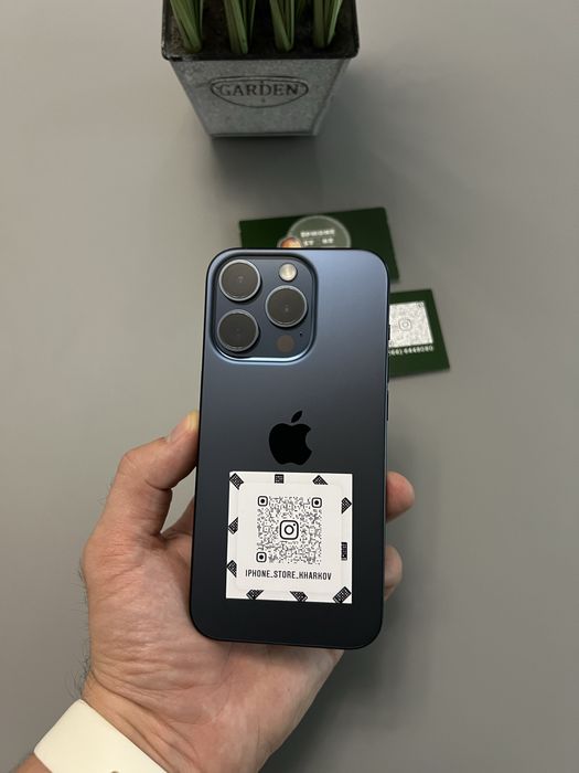 iPhone 15 Pro,256GB,Blue!!!Neverlock!Гарантия!Магазин!