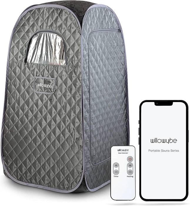 Портативна парова сауна WillowyBe з керуванням Bluetooth,