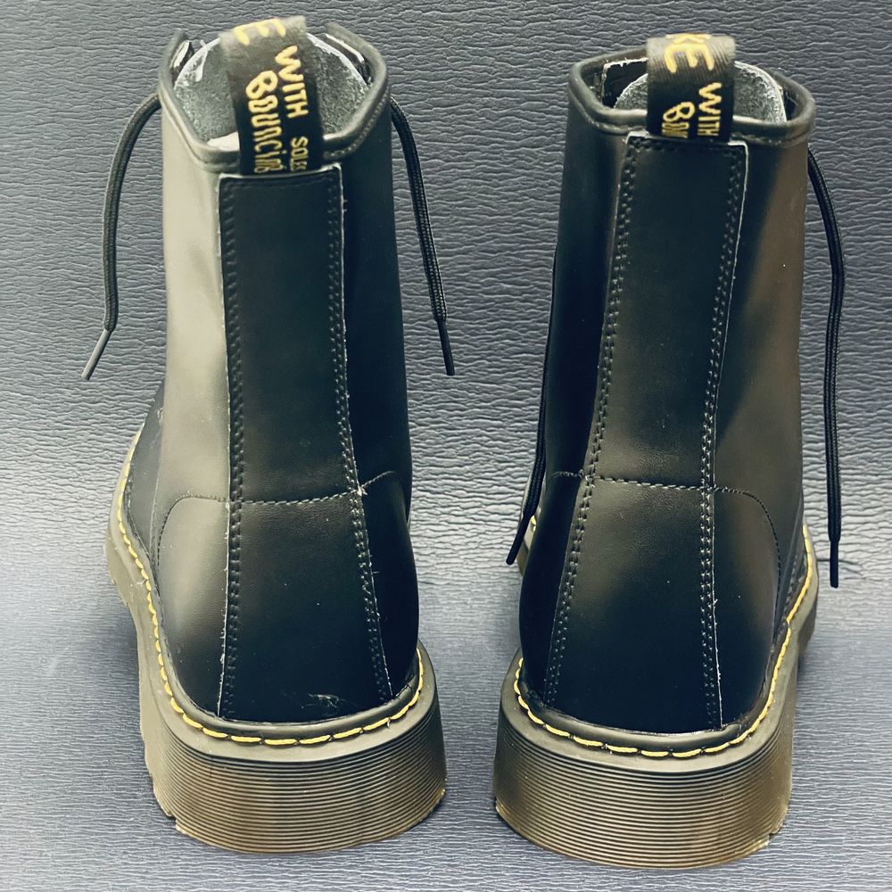 Glany botki Dr Martin traperki gotyckie unisex punk emo kozaczki