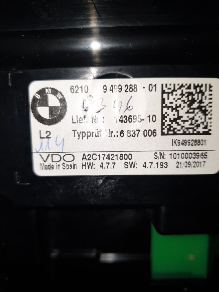 Licznik BMW Black Panel LED