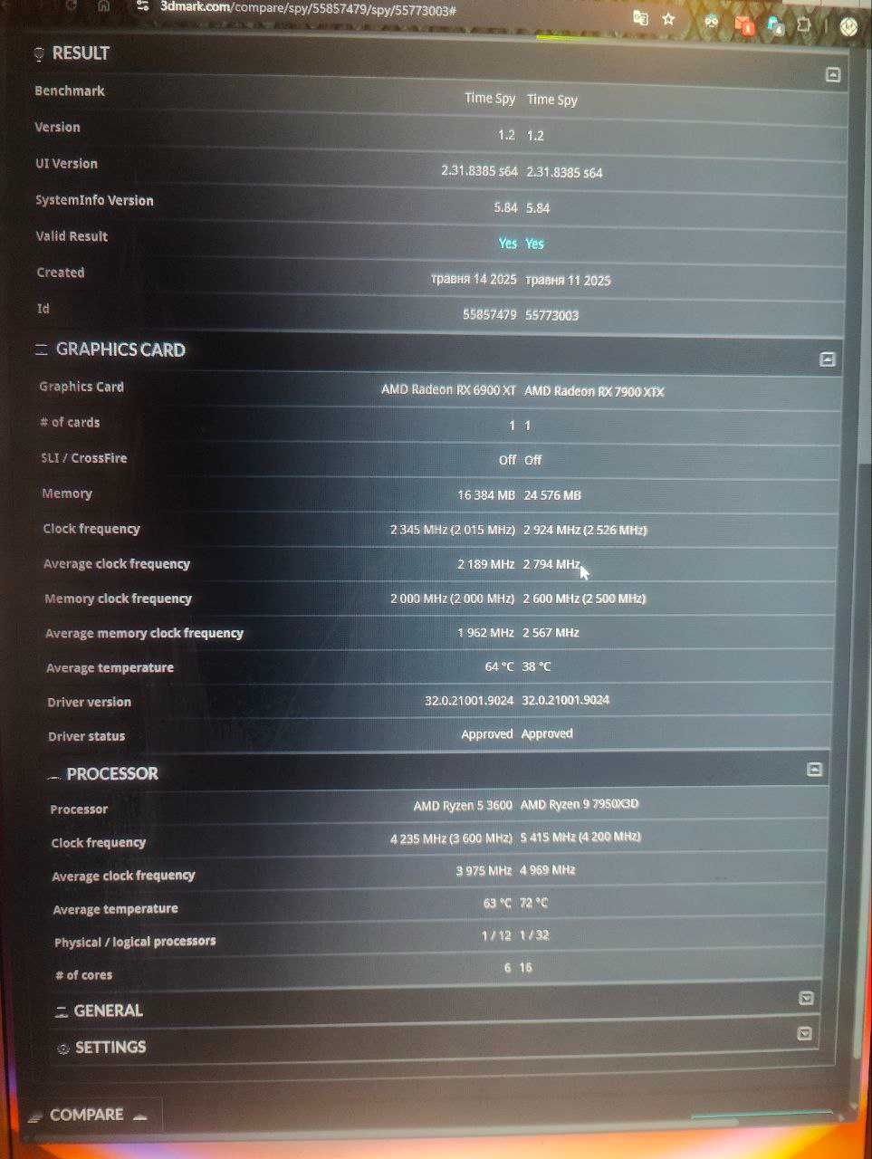 Комп'ютер ігровий 6900xt ryzen5 32ram