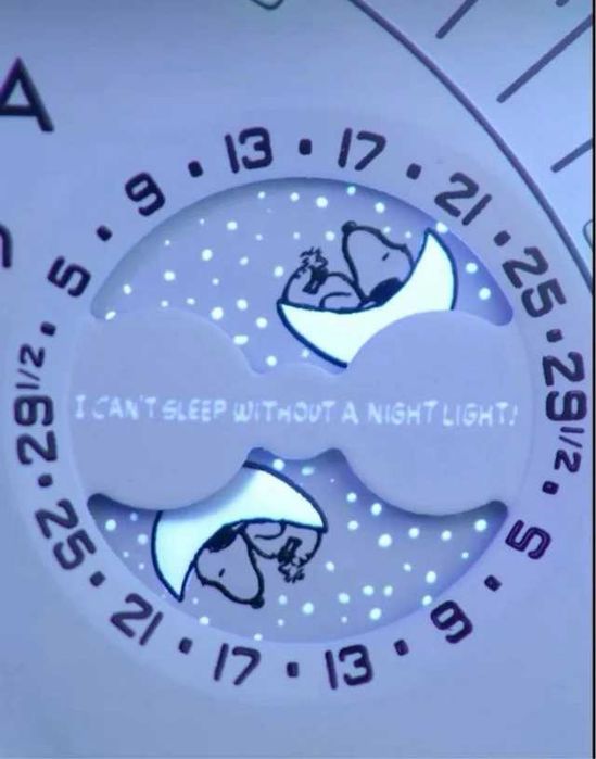 Zegarek Omega Swatch Snoopy Moon w kolorze białym