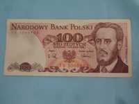 Banknot 100 Zlotych 1988 PRL seria TB (w bardzo dobry stan)