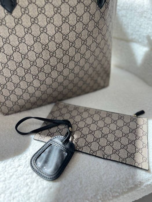 Шопер сумка Gucci лого без коробки
