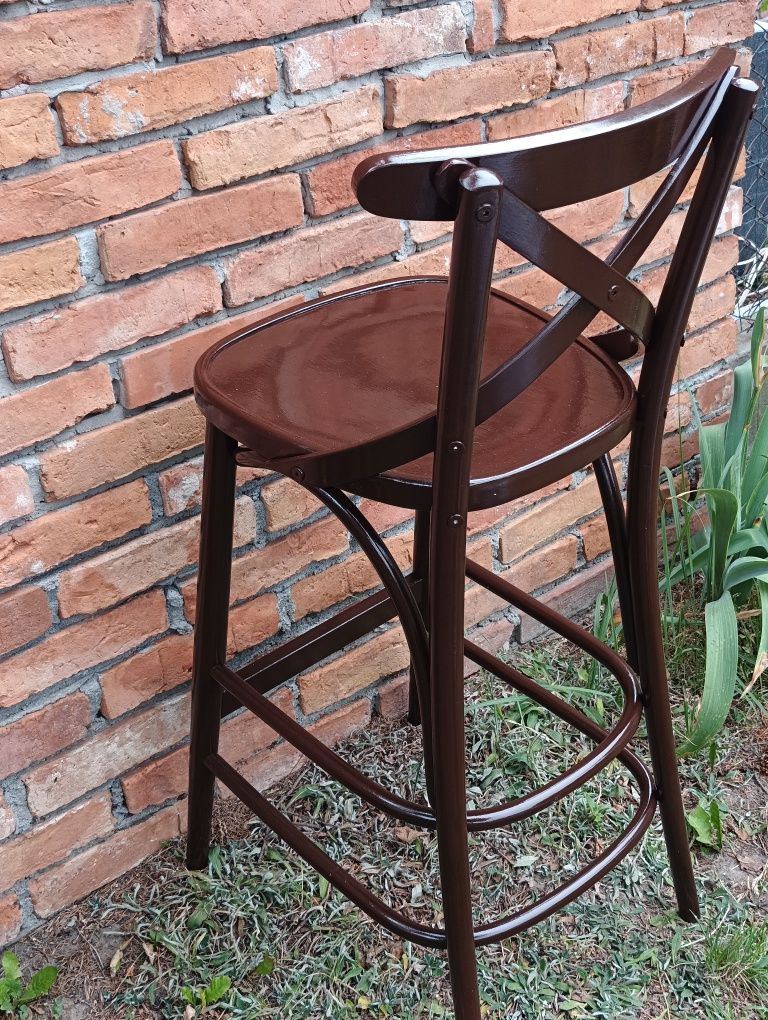 Krzesła Barowe Bukowe Hokery