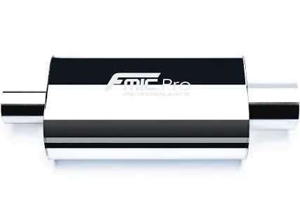 Tłumik przelotowy owalny Fmic Pro 350mm 63/63mm nierdzewny