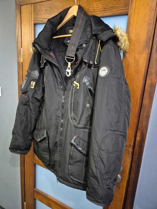 Parka Norway Geografical z kapturem. Rozmiar XL/XXL. Nowa po zwrocie,