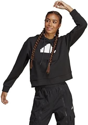 Толстовка худи женская Adidas  W Fi Bos