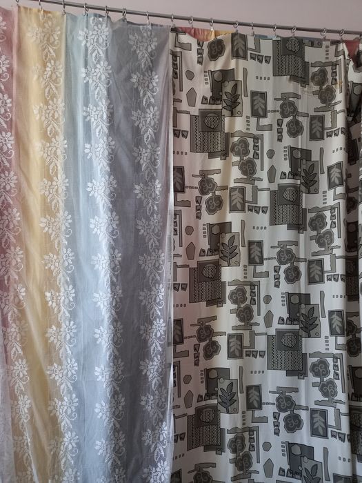 Тюль гардина х/б ш.1.90м Ткань