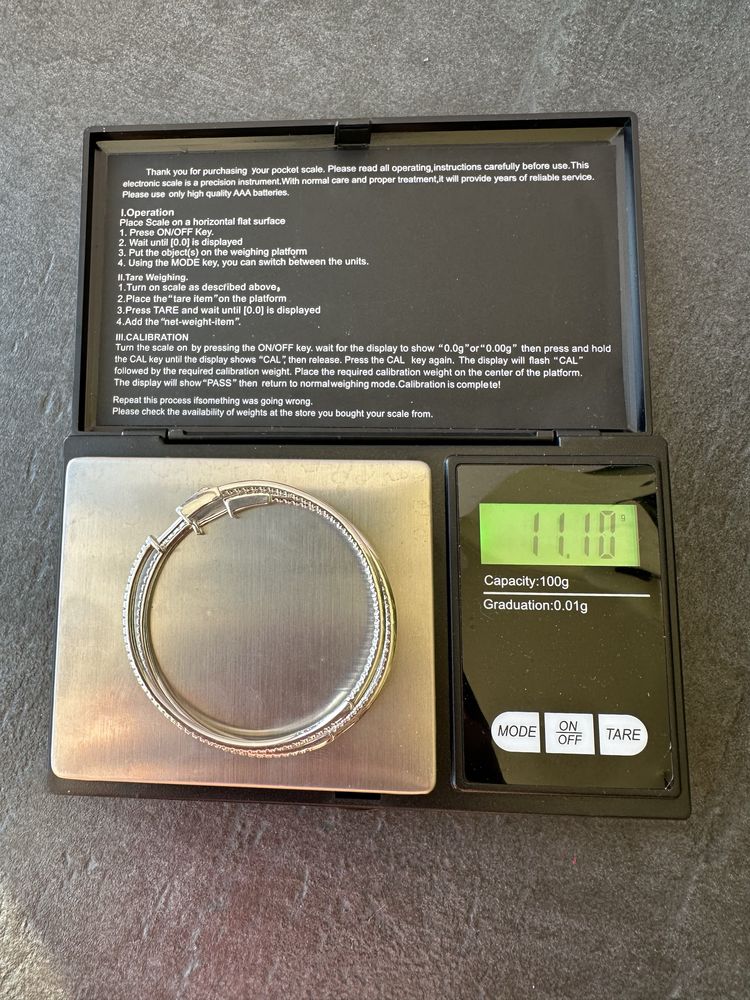 Серьги конго серебро 925, муссанит, серьги кольца, сережки,
