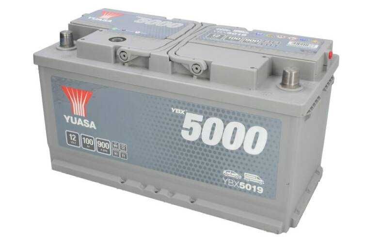 Akumulator Yuasa YBX5019 12 V 100 Ah 900A Silver