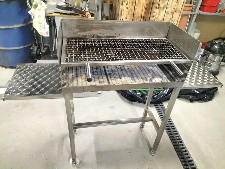 Grill ogrodowy stal nierdzewna