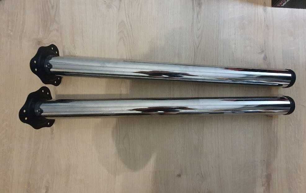 Noga stołowa regulowana, chrom, fi 60, H-760 mm, komplet-2 sztuki