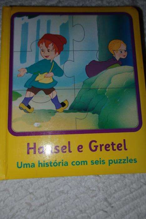 Livros puzzles capa dura - 3 anos +