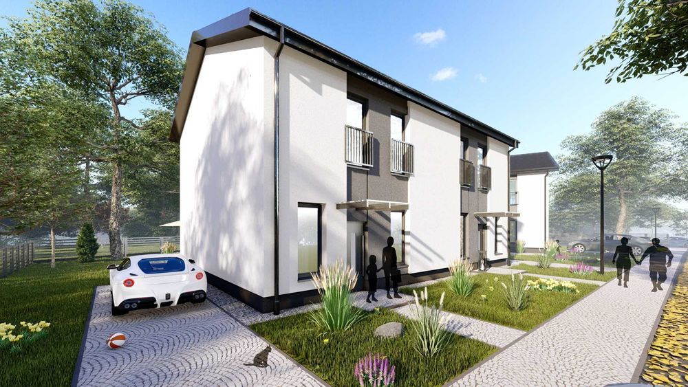 Domy w zabudowie bliźniaczej Bierkowice 145 m2