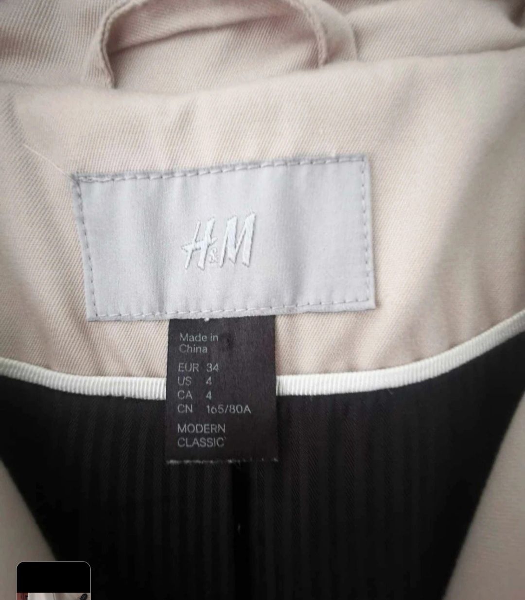 Trencz Prochowiec H&M 34r 36r