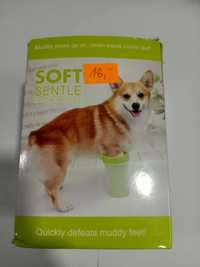 Czyścik łap myjka dla średniego psa kota silikonowy kubek